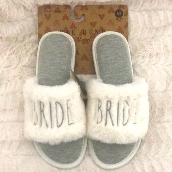 rae dunn bride slippers